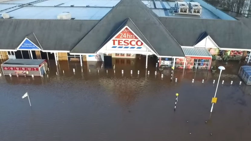 Tesco helps communities hit by floods